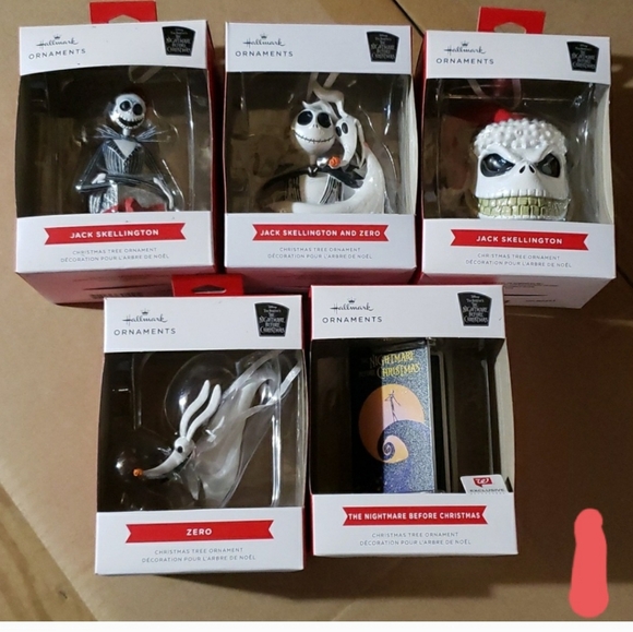 Bundle Nightmare Before Christmas ornaments - Picture 2 of 7